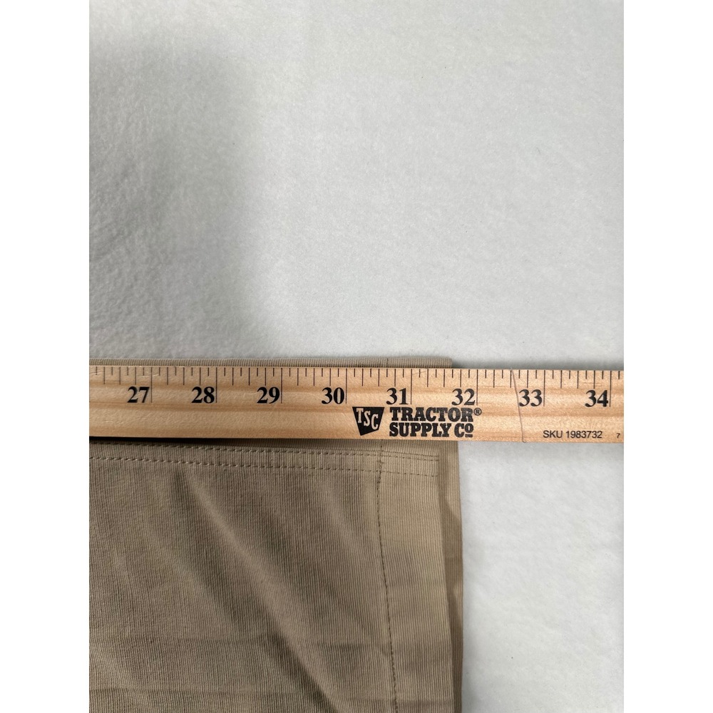 Solitude Mens 34x32 Tan Pleated Dress Pants Casual Rayon Blend - Picture 7 of 7